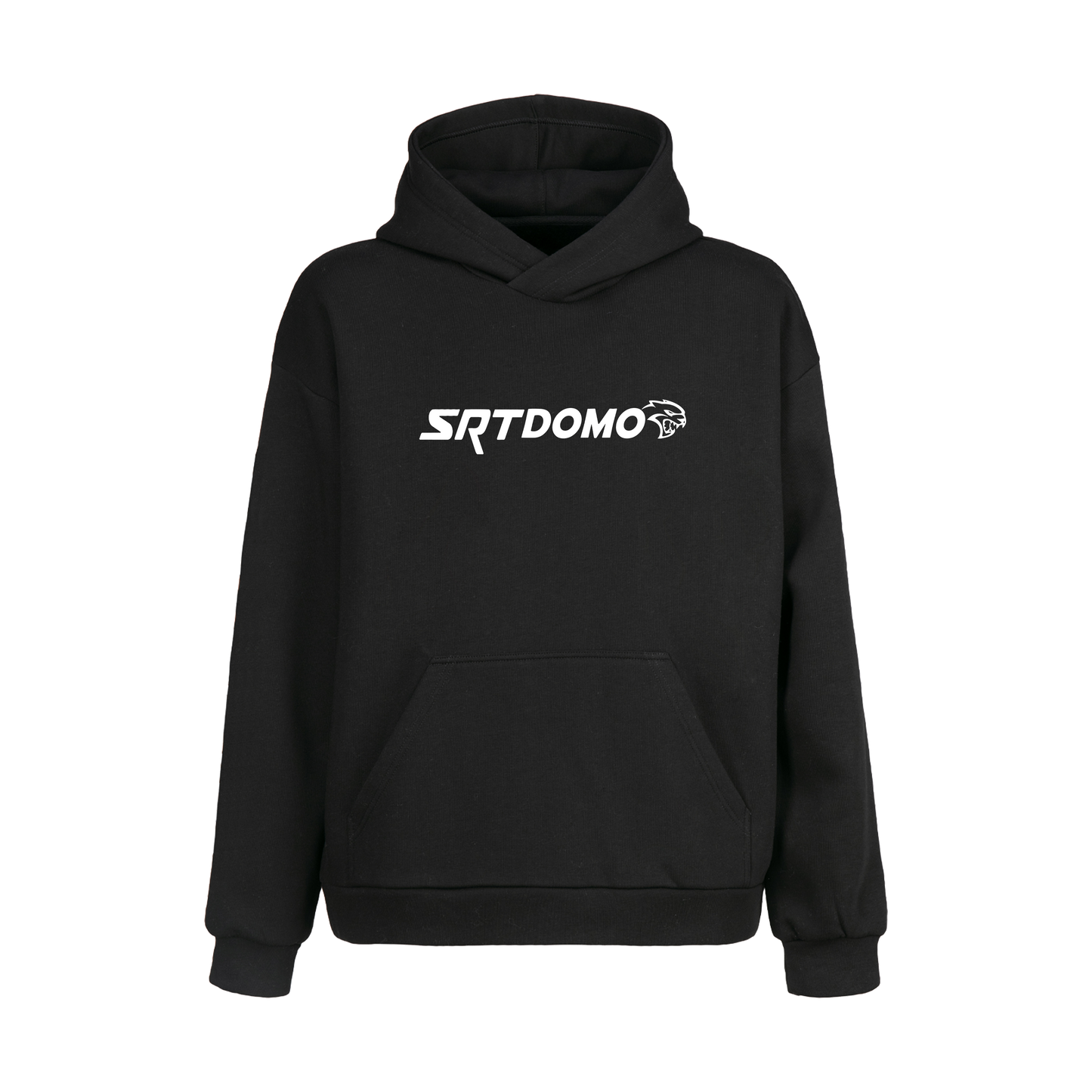 SRTDOMO Graphic Collage Hoodie Black