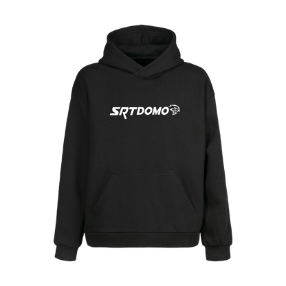 SRTDOMO Graphic Collage Hoodie Black