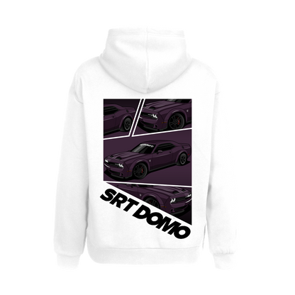 SRTDOMO Graphic Collage Hoodie White