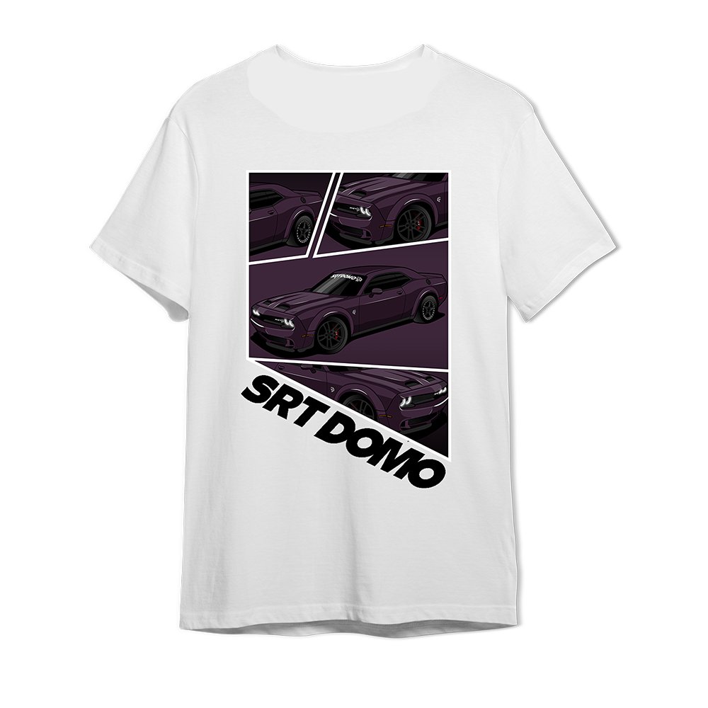 SRTDOMO Graphic Collage T Shirt White